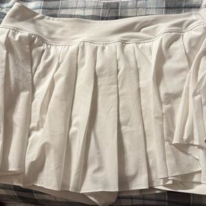 White Pleated tennis Skirt